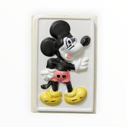 Plastik Oyuncak Mickey Mouse Çizgi Flim Karekteri Oyuncak Alçı Kalıbı KLP111 - Gökçekoleksiyon