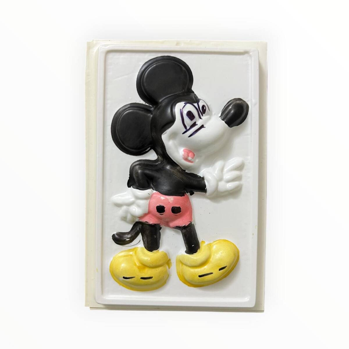 Plastik Oyuncak Mickey Mouse Çizgi Flim Karekteri Oyuncak Alçı Kalıbı KLP111 - 1