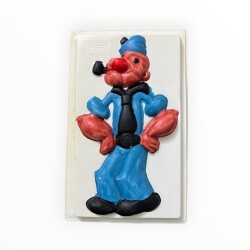 Plastik Oyuncak Temel Reis Popeye Karekteri Figürü Oyuncak Alçı Kalıbı KLP130 - Gökçekoleksiyon