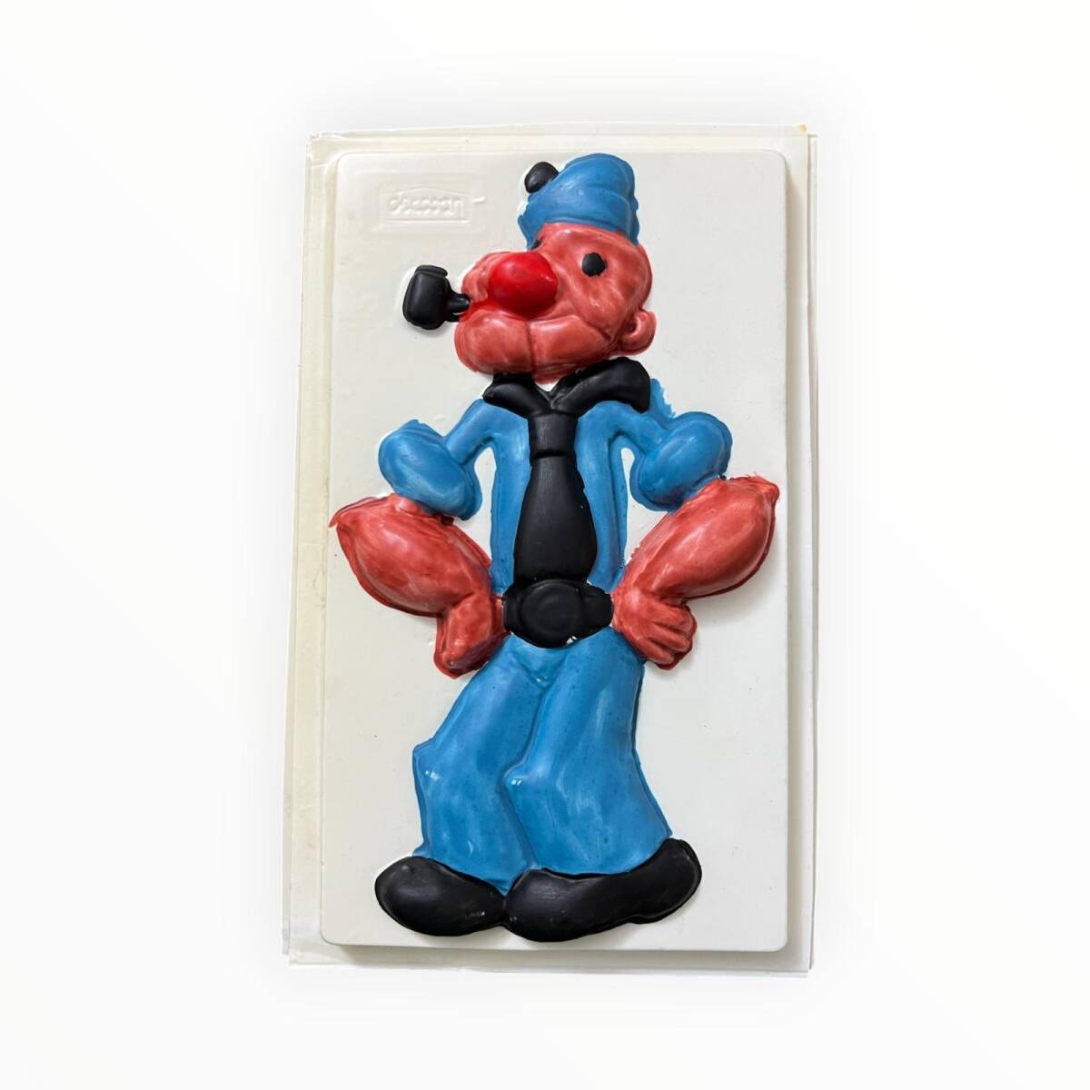 Plastik Oyuncak Temel Reis Popeye Karekteri Figürü Oyuncak Alçı Kalıbı KLP130 - 1