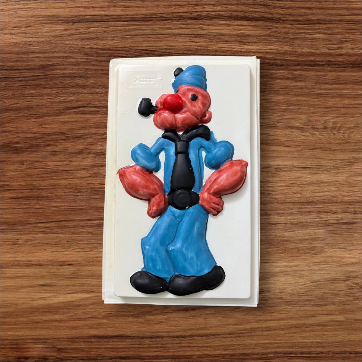 Plastik Oyuncak Temel Reis Popeye Karekteri Figürü Oyuncak Alçı Kalıbı KLP130 - 3