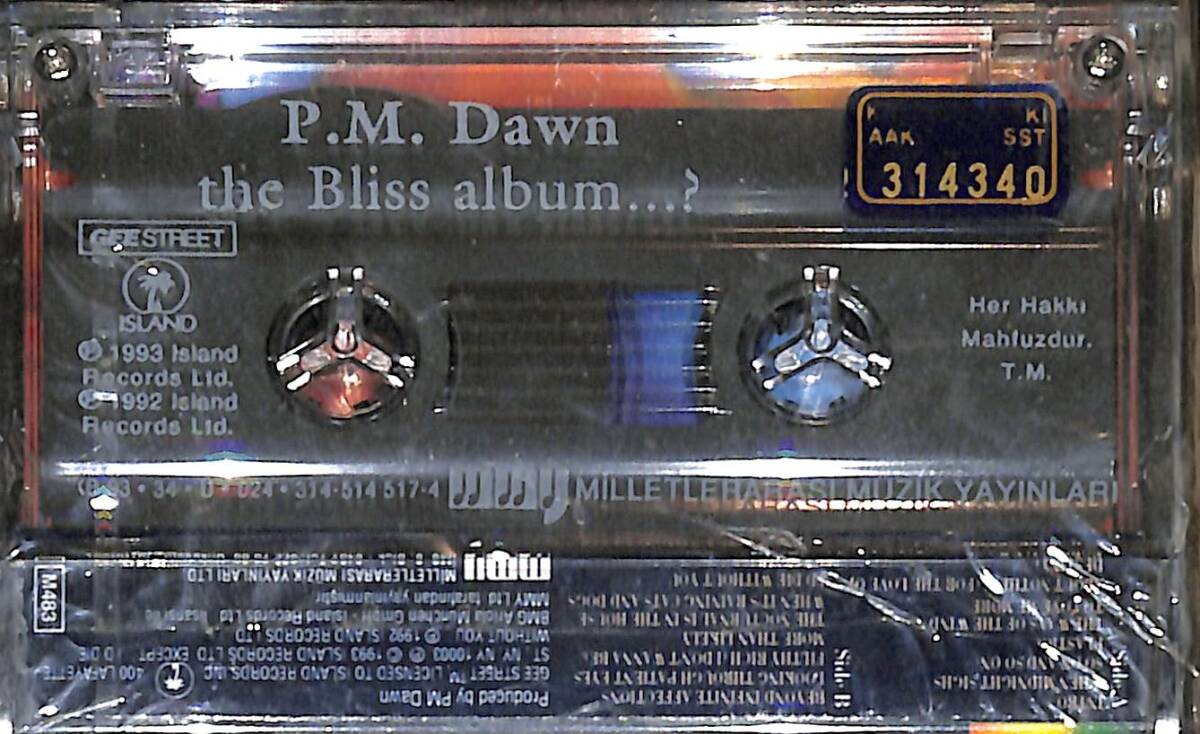 P.M. Dawn - The Bliss Album Kaset (Sıfır) KST27061 - 2