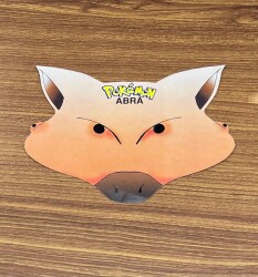 Pokemon ''ABRA'' Yüz Maskesi AOB4872 - 3