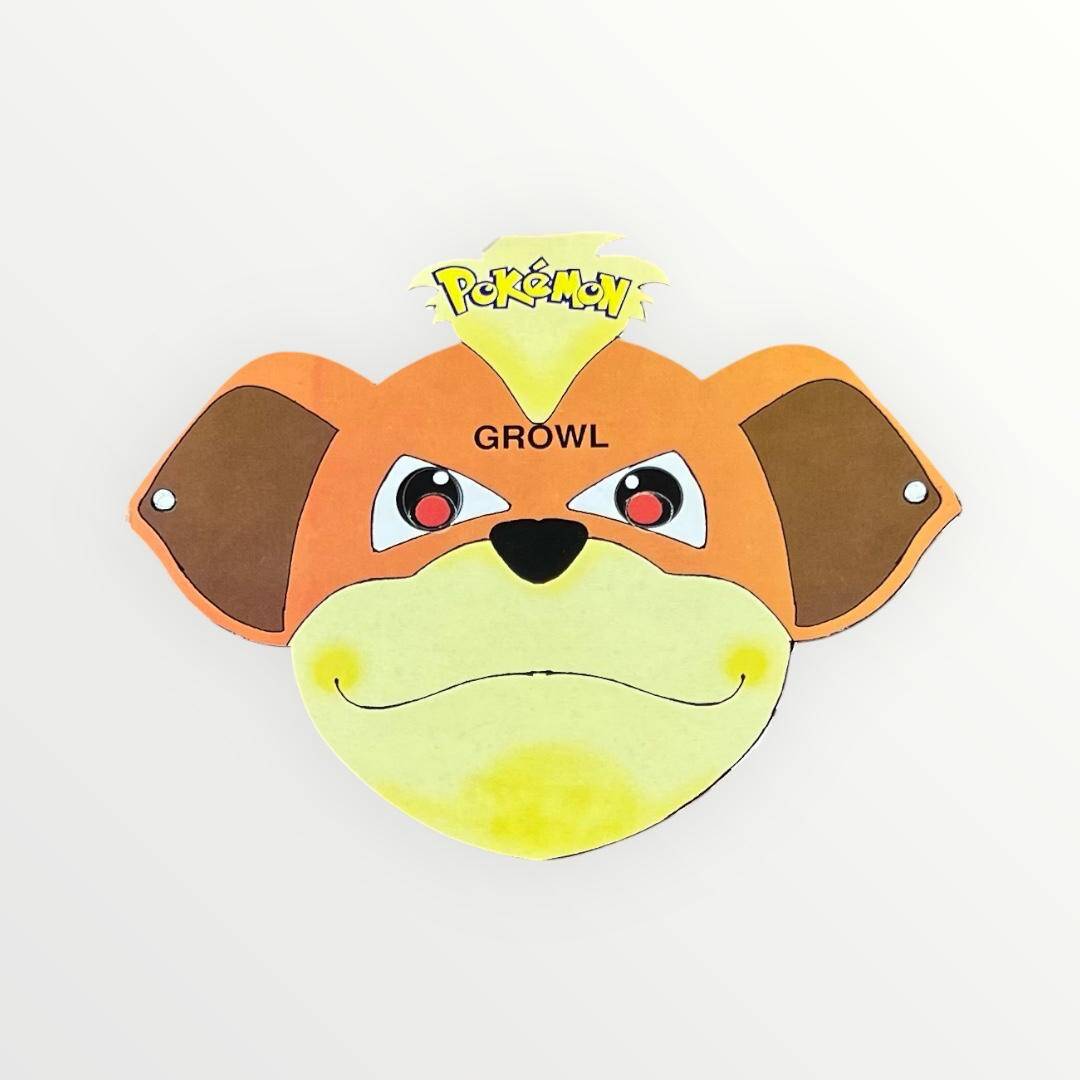 Pokemon ''GROWL'' Yüz Maskesi AOB4871 - 1