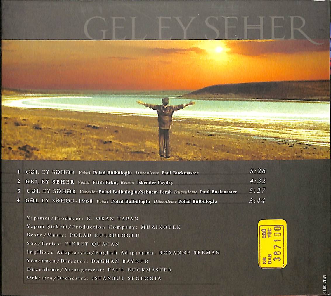 Polat Bülbüloğlu & Şebnem Ferah & Fatih Erkoç - Gel ey Seher CD (İkinci El) CD5532 - 2