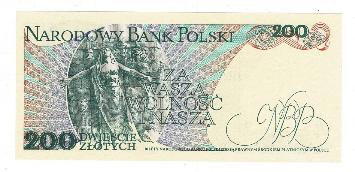 Polonya 200 Zlotych 1988 ÇİL YKP8278 - 2