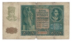 Polonya 50 Zlotych 1940 Temiz YKP3562 - Gökçekoleksiyon