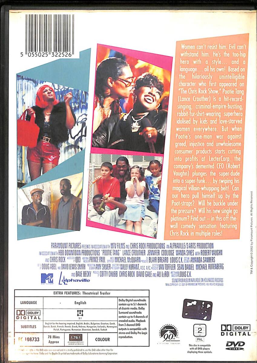 Pootie Tang DVD Film (İkinci El) DVD2503 - 2