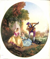 Pop Art Fransız Temalı Büyük Boy Kartpostal KRT18897 - Gökçekoleksiyon