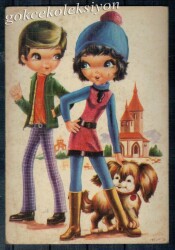 Pop Art Kartpostal KRT3849 - Gökçekoleksiyon