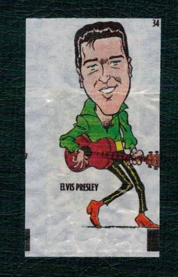 POPTİP KENT 1986 Sakız Kağıdı - Elvis Presley No 34 # SKZ2026 - 1