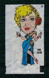 POPTİP KENT 1986 Sakız Kağıdı - Emel Sayın No 35 # SKZ2027 - Gökçekoleksiyon