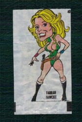 POPTİP KENT 1986 Sakız Kağıdı - Farrah Fawcett No 40 #SKZ2032 - 3