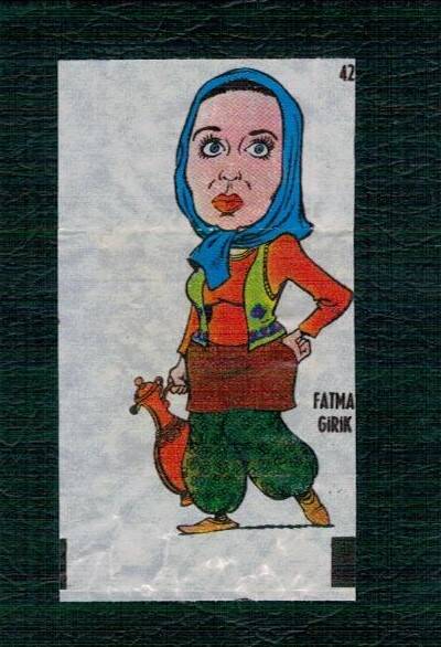 POPTİP KENT 1986 Sakız Kağıdı - Fatma Girik No 42 #SKZ2034 - 3