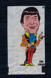 POPTİP KENT 1986 Sakız Kağıdı -Ferdi Özbeğen No 43 #SKZ2035 - 3