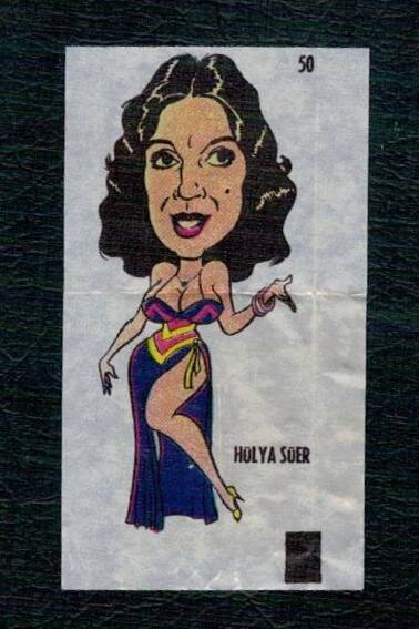 POPTİP KENT 1986 Sakız Kağıdı - Hülya Süer No 50 #SKZ2059 - 1