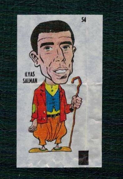 POPTİP KENT 1986 Sakız Kağıdı - İlyas Salman.No 54 #SKZ2061 - 1