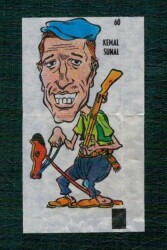 POPTİP KENT 1986 Sakız Kağıdı - Kemal Sunal. No 60 #SKZ2056 - Gökçekoleksiyon