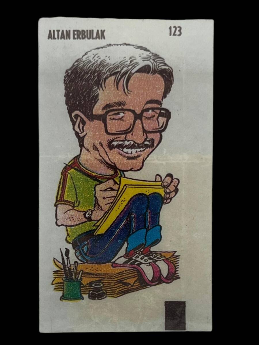 POPTİP -KENT Ünlüler Serisi Altan Erbulak Sticker No 123 -1980 Ler#SKZ521 - 3