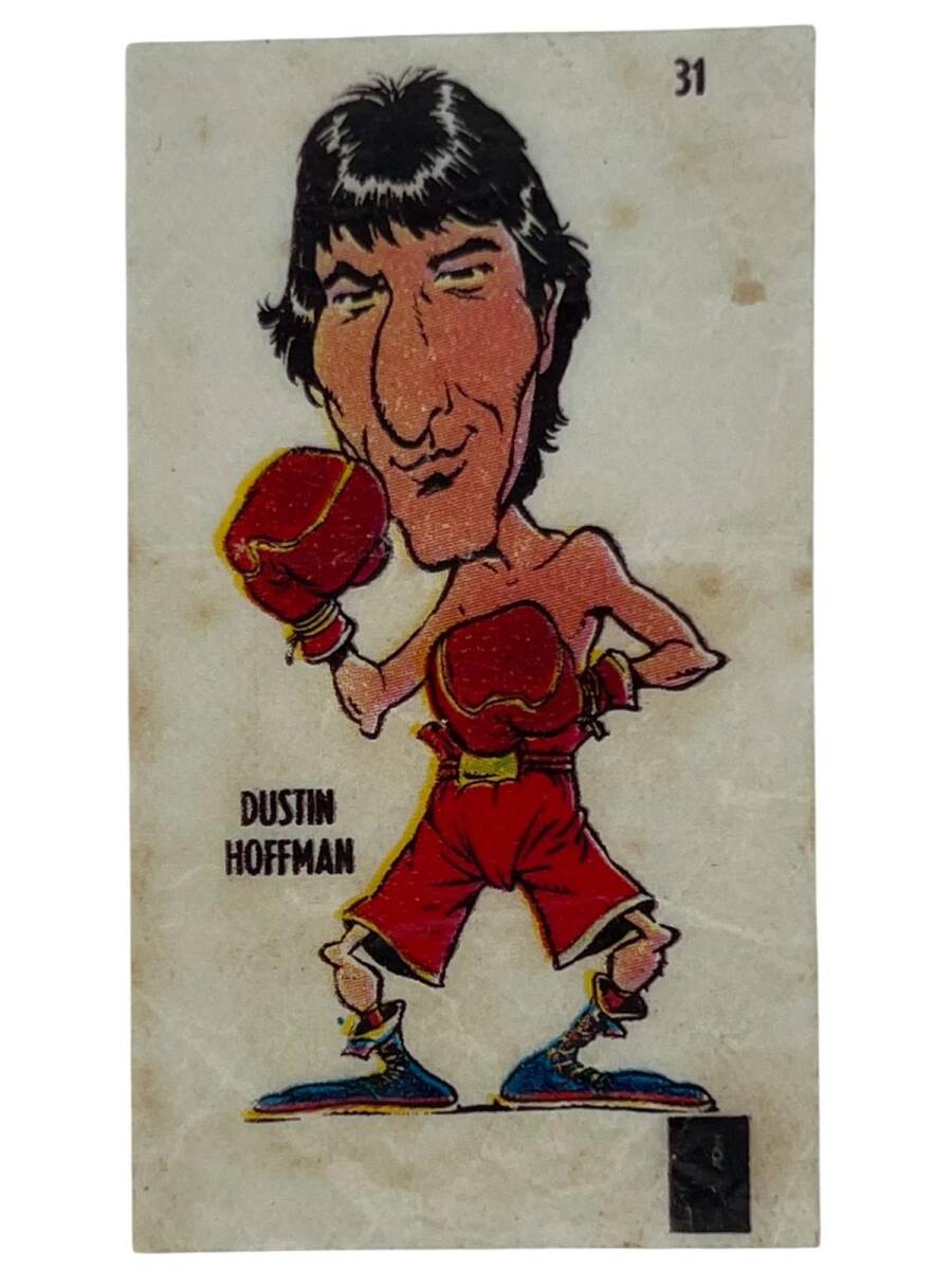 POPTİP -KENT Ünlüler Serisi DUSTIN HOFFMAN Sticker No 31 -1980 Ler#SKZ1665 - 3