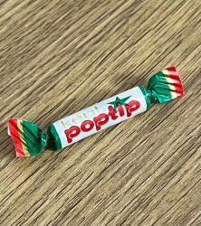 POPTİP (KENT ) Yeşil -1980s Şekersiz Sakız. # SKZ2046 - 1