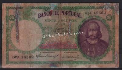 Portekiz 20 Escudos 1951 Haliyle YKP635 - 1