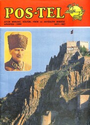 POS-TEL AYLIK MESLEKİ,KÜLTÜR,FİKİR VE AKTÜALİTE DERGİSİ AĞUSTOS 1999 SAYI487 DRG204 - Gökçekoleksiyon