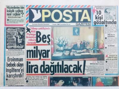 Posta Gazetesi 1 Aralık 1984 - Muazzez Abacı Tolga Handan Başkasıyla Görüşmüyor, Elvis Ölmedi Hiç Ölmeyecek GZ41221 - 1