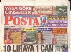 Posta Gazetesi 1 Aralık 2005 - Çift Uçaklı İbo - Orhan Baba Ağlıyor - Polak İçin Seferberlik GZ2904 - Gökçekoleksiyon