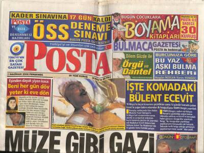 Posta Gazetesi 1 Haziran 2006 - İşte Komadaki Bülent Ecevit GZ82700 - 1