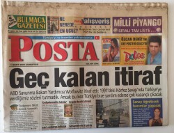 Posta Gazetesi 1 Mart 2003 - Beşiktaş Zaferini Kutladı Ünlü Sanatçılarda Davetliler Arasında Hülya Avşar , Demet Akalın ... GZ13838 - 2