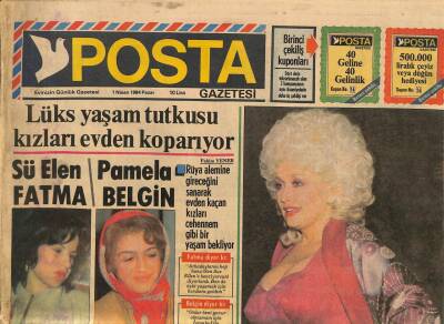 Posta Gazetesi 1 Nisan 1984 - Al Pacino Yeni Filminde Yine Gangster Oldu GZ114554 - 1