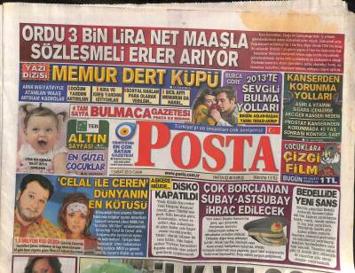 Posta Gazetesi 1 Şubat 2013 - Çok Borçlanan Subay-Astsubay İhraç Edilecek GZ106508 - 1
