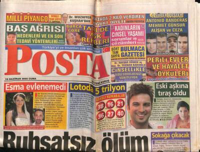 Posta Gazetesi 10 Haziran 2005 - Tarkanın Saçlarını 10 Yıl Önce Aşk Yaşadığı Jülyet Dilge Kesmiş GZ82678 - 1