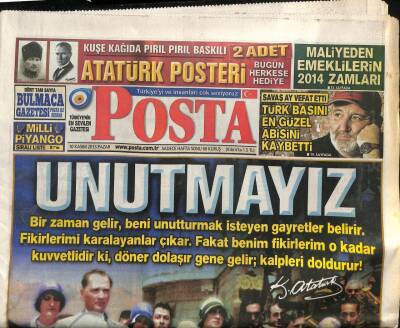 Posta Gazetesi 10 Kasım 2013 - Candaş Tolga Işık Savaş Abi Yine Herkese Haber Atlattı GZ100524 - 2