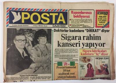 Posta Gazetesi 10 Nisan 1984 - Türkiye Uyanmakta Olan Bir Devdir GZ13440 - 1