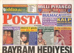 Posta Gazetesi 10 Ocak 2006 - Fener Mükemmel - Erdoğan'ın Damadı Dövizli Asker Oldu GZ2905 - Gökçekoleksiyon