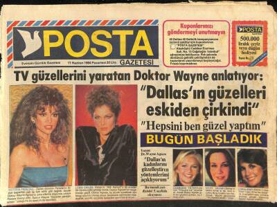 Posta Gazetesi 11 Haziran 1984 - TRTde Makyaj Değişiyor GZ80250 - 1