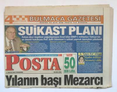 Posta Gazetesi 11 Mayıs 2000 - Aşk Para Getirdi ( Nükhet Duru ) GZ8774 - 1