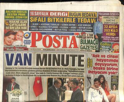 Posta Gazetesi 11 Mayıs 2014 - Mustafa Sandal Aşk Ve Cinsel Hayatımda Doyuyorum Başka Birine İhtiyacım Yok GZ107391 - 1