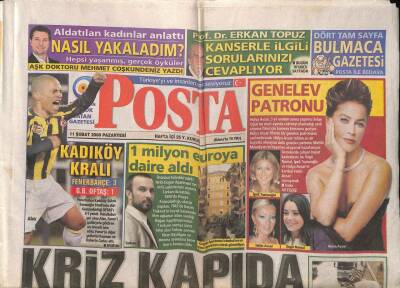 Posta Gazetesi 11 Şubat 2008 - Tarkan 1 Milyon Euroya Daire Aldı GZ83560 - 1