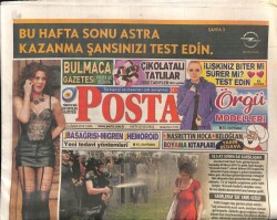 Posta Gazetesi 12 Aralık 2014 - Orman Yapmak İçin Ağaç Kestiler - Gökçe Bahadır Tiyatro Sahnesinde GZ100302 - 1