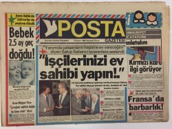 Posta Gazetesi 12 Kasım 1984 - Zerrin Özer Acı Konuştu Harikayı Affetmem GZ13109 - 2