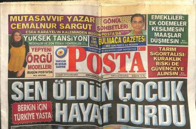 Posta Gazetesi - 12 Mart 2014 - Berkin Elvan İçin Türkiye Yasta GZ99927 - 1