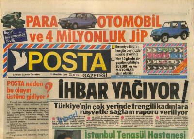 Posta Gazetesi 12 Nisan 1985 - Muhammed Ali Clayde Boğazdan Arsa Satın Almak İstiyor GZ114584 - 1