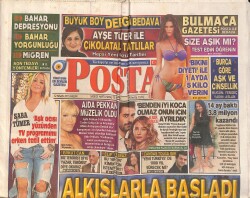Posta Gazetesi 12 Nisan 2015 - Ajda Pekkan İstanbul Arkeoloji Müzesinde ki Etkinliğe Katılacak GZ158446 - Gökçekoleksiyon
