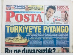 Posta Gazetesi - 12 Temmuz 2003 - İbrahim Kutluay 8.5 Trilyona Ülkersporda GZ46426 - 1