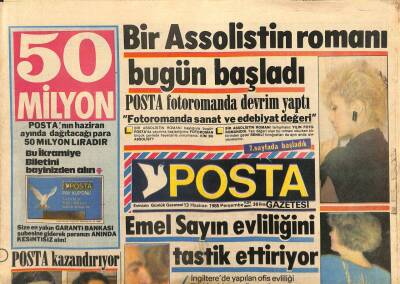 Posta Gazetesi 13 Haziran 1985 - Emel Sayın Evliliğini Tastik Ettiriyor GZ113836 - 1