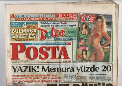 Posta Gazetesi - 13 Haziran 1999 - Harika Avcı Popçu Oluyor GZ48119 - 1