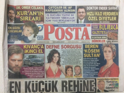 Posta Gazetesi 13 Haziran 2014 - Kıvanç Tatlıtuğa İkinci El Oto GZ27982 - 1